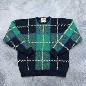 vintage britches great outdoors 100% Wool Made In Hong Kong Sweater Multicolor L
